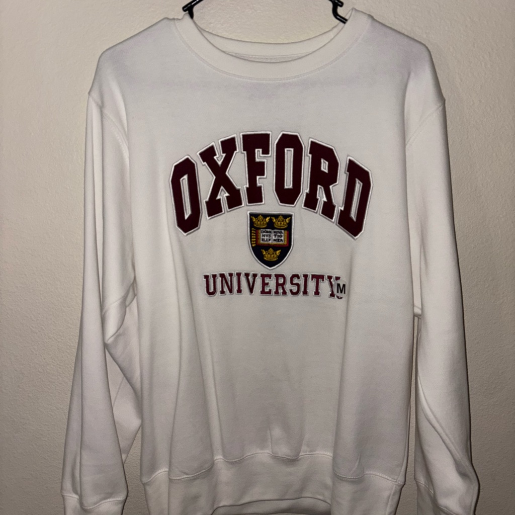 Oxford University Crewneck Sweater Oxford University Crewneck Sweater